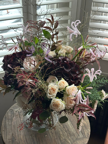 Pale and Plum bouquet